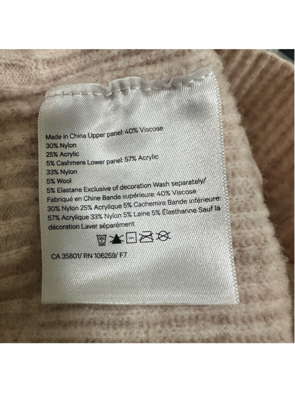 Lululemon Restful Intention Sweater Pink Bliss / Heathered Pink Bliss Small - Picture 13 of 13